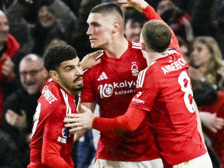 Nottingham Forest 2-1 Aston Villa: Nuno Espirito Santo’s team end 29-year wait in Premier League win