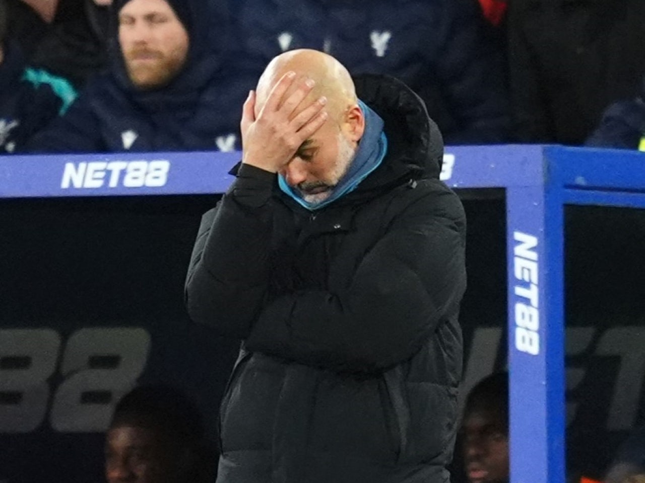 "It's a season to suffer": Pep Guardiola reacts to Man City's damaging Premier League draw with Crystal Palace