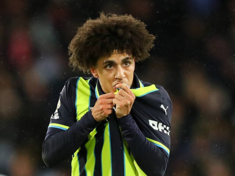 Crystal Palace 2-2 Man City: Highlights, man of the match, stats as Rico Lewis scores before red card