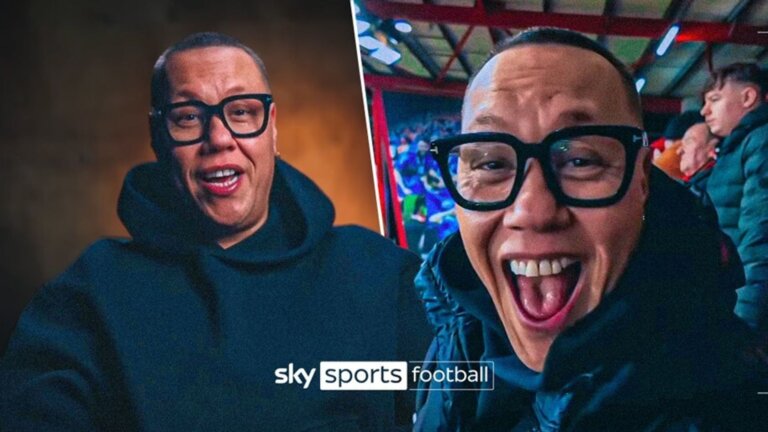 Will Gok get the football bug? Gok Wan attends his first ever football match!