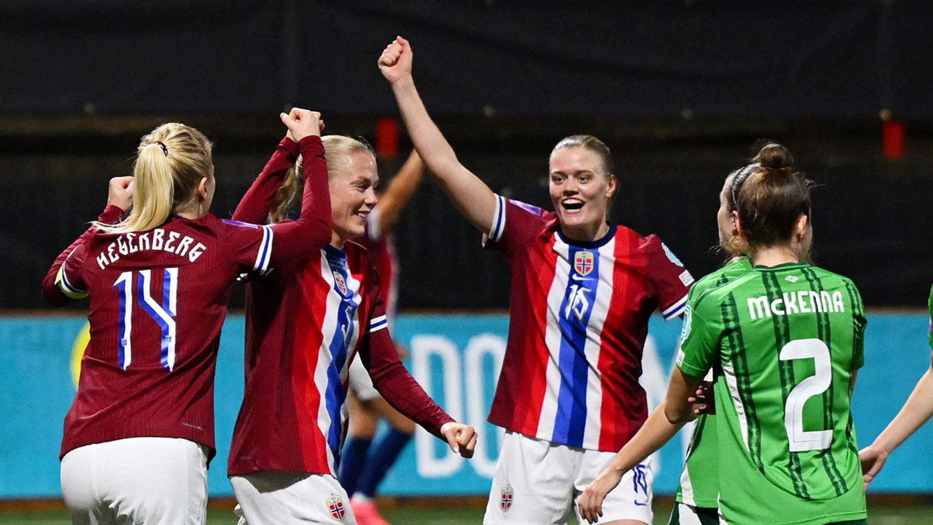 Women's Euros play-offs: Norway vs N Ireland - latest score