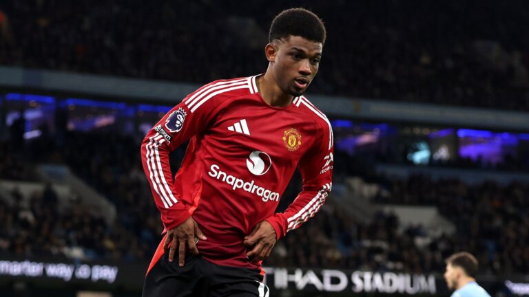 Amad inspires stunning late comeback as Man Utd beat crisis-hit Man City