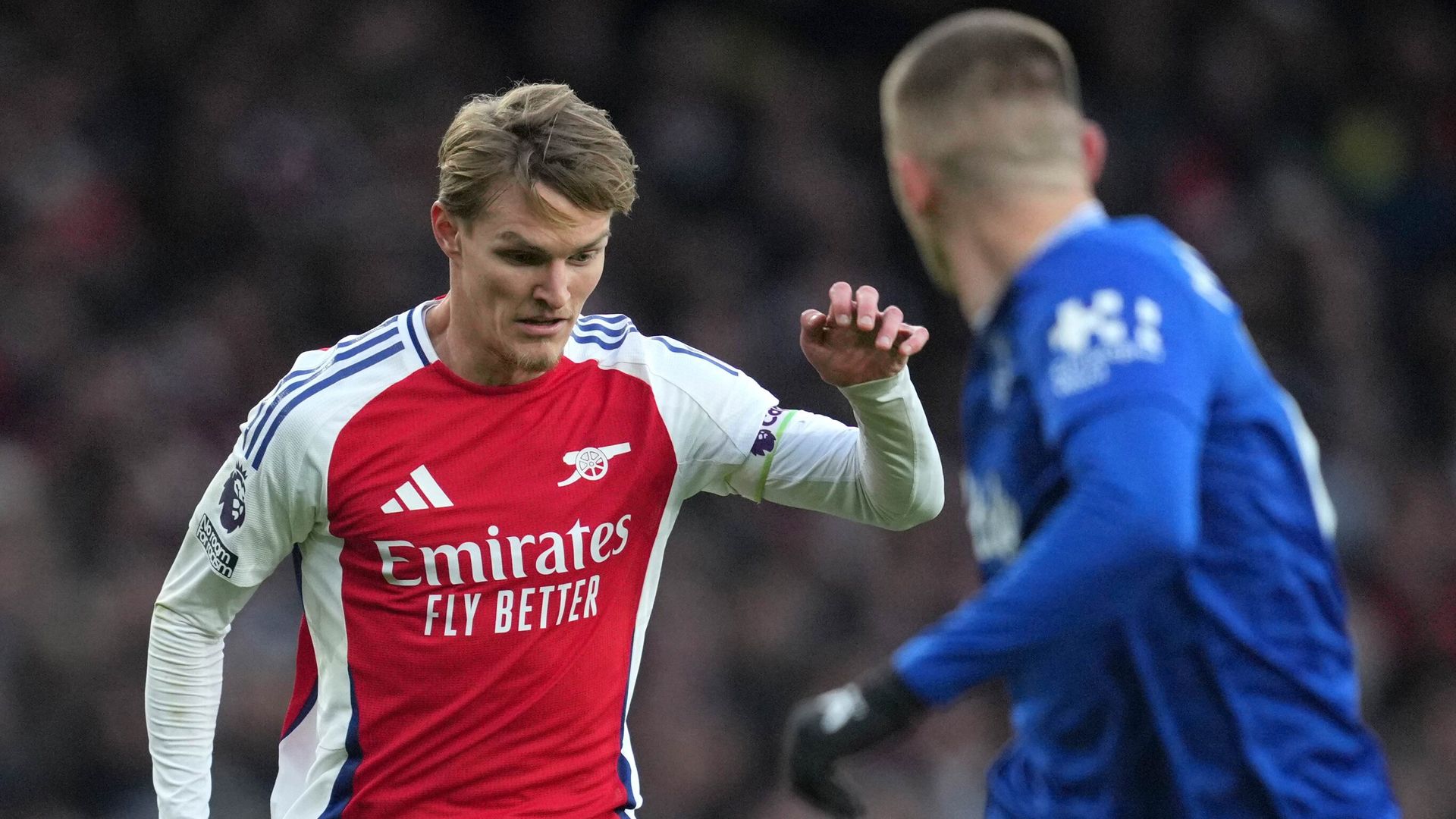 Arteta defends 'tactical' Odegaard sub as Slot lauds Liverpool character