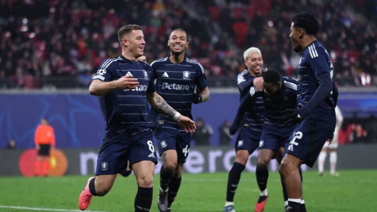 Barkley climbs off bench to guide Villa to crucial win vs RB Leipzig