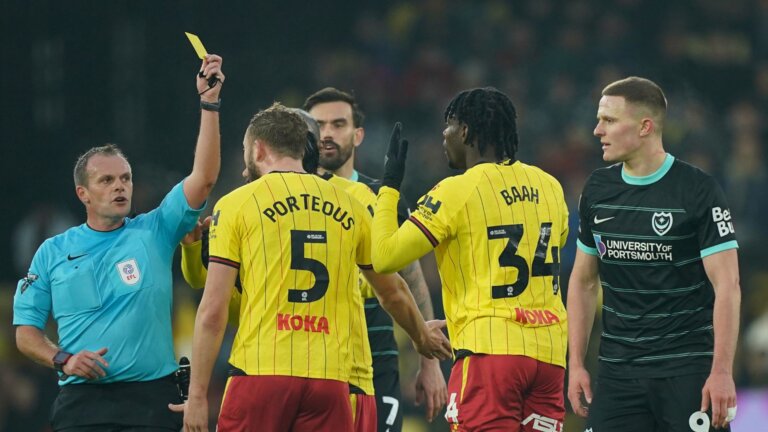 Watford snatch late comeback win over Pompey