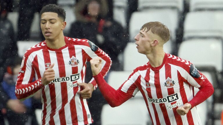 Local teen Watson nets twice to steer Sunderland past Stoke