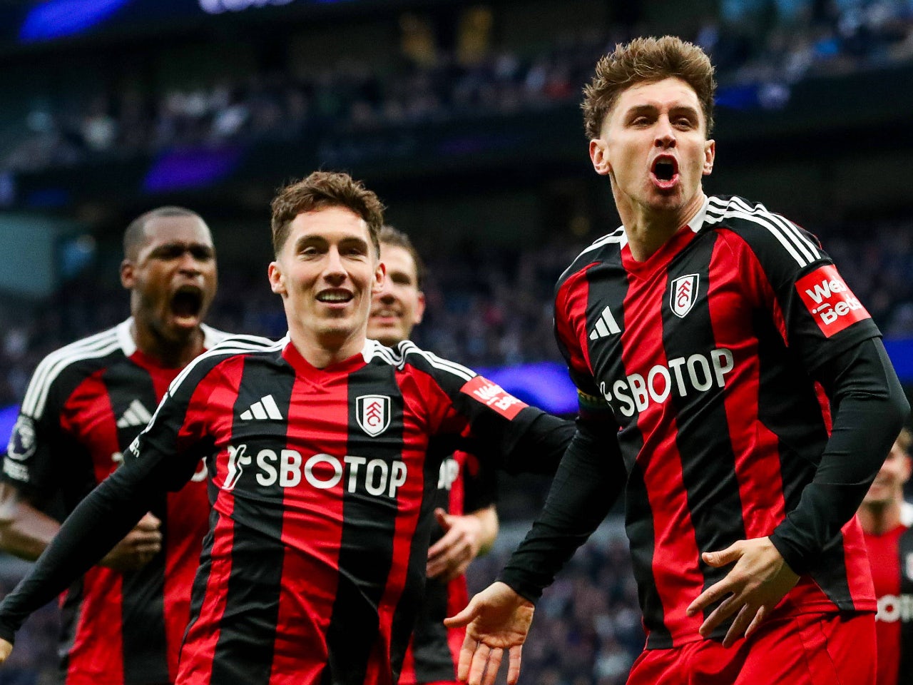 Tottenham 1-1 Fulham: Highlights, man of the match, stats as Tom Cairney sent off after scoring equaliser