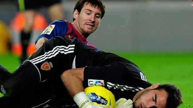 ‘I’m a keeper who’s faced Cristiano Ronaldo and Lionel Messi – one gave me no chance’