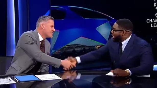 Jamie Carragher apologises to Micah Richards on live TV after joke went ‘too far’