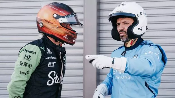 Man City legend Sergio Aguero launches new career in bid to become racing driver