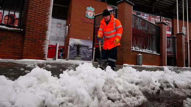 BREAKING: Liverpool v Man Utd decision made after heavy snow forced emergency meeting