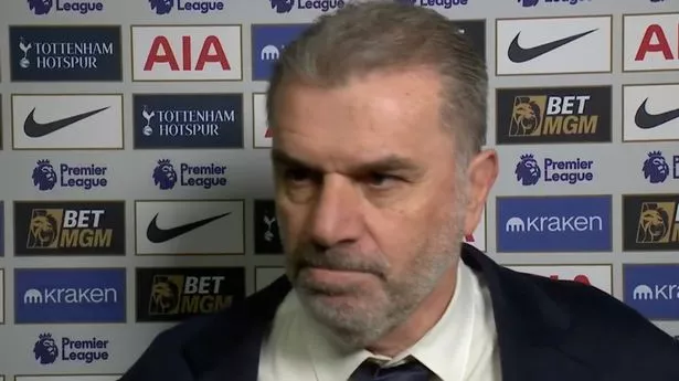Furious Ange Postecoglou repeats himself and turns question on reporter after Tottenham defeat