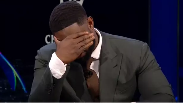 Micah Richards suffers embarrassing wardrobe malfunction after Barcelona’s dramatic winner