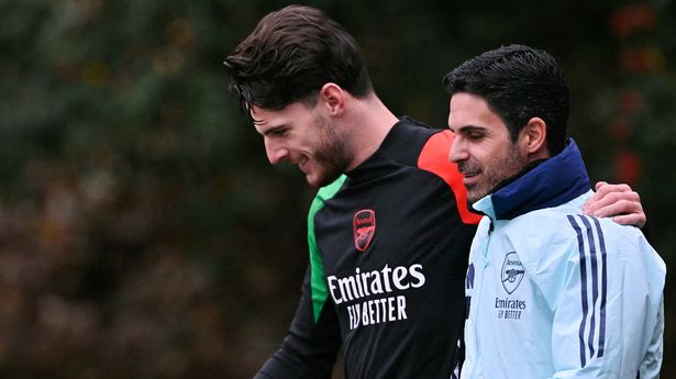Declan Rice’s eight-word confession about Mikel Arteta as private chat comes to light