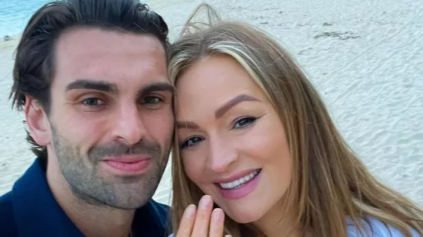 Laura Woods ‘fuming’ with Adam Collard over social media picture of newborn son