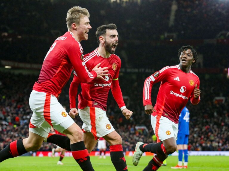 Man United 2-1 Rangers: Highlights, man of the match, stats as Bruno Fernandes winner sends Red Devils fourth in league phase