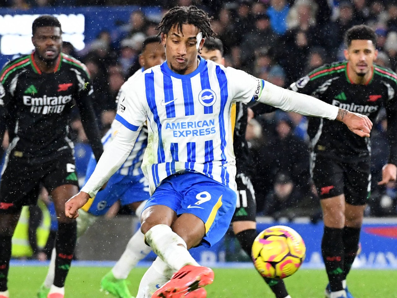 Brighton 1-1 Arsenal: Highlights, man of the match, stats as William Saliba concedes controversial penalty