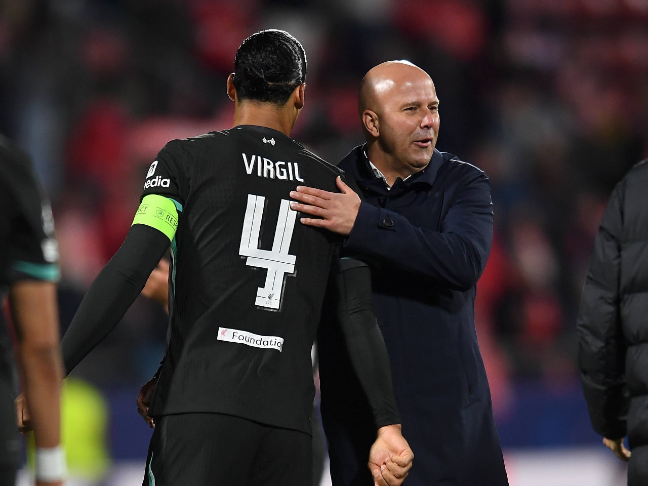 Liverpool 2-1 Lille: Virgil van Dijk, Arne Slot equal records in Champions League success