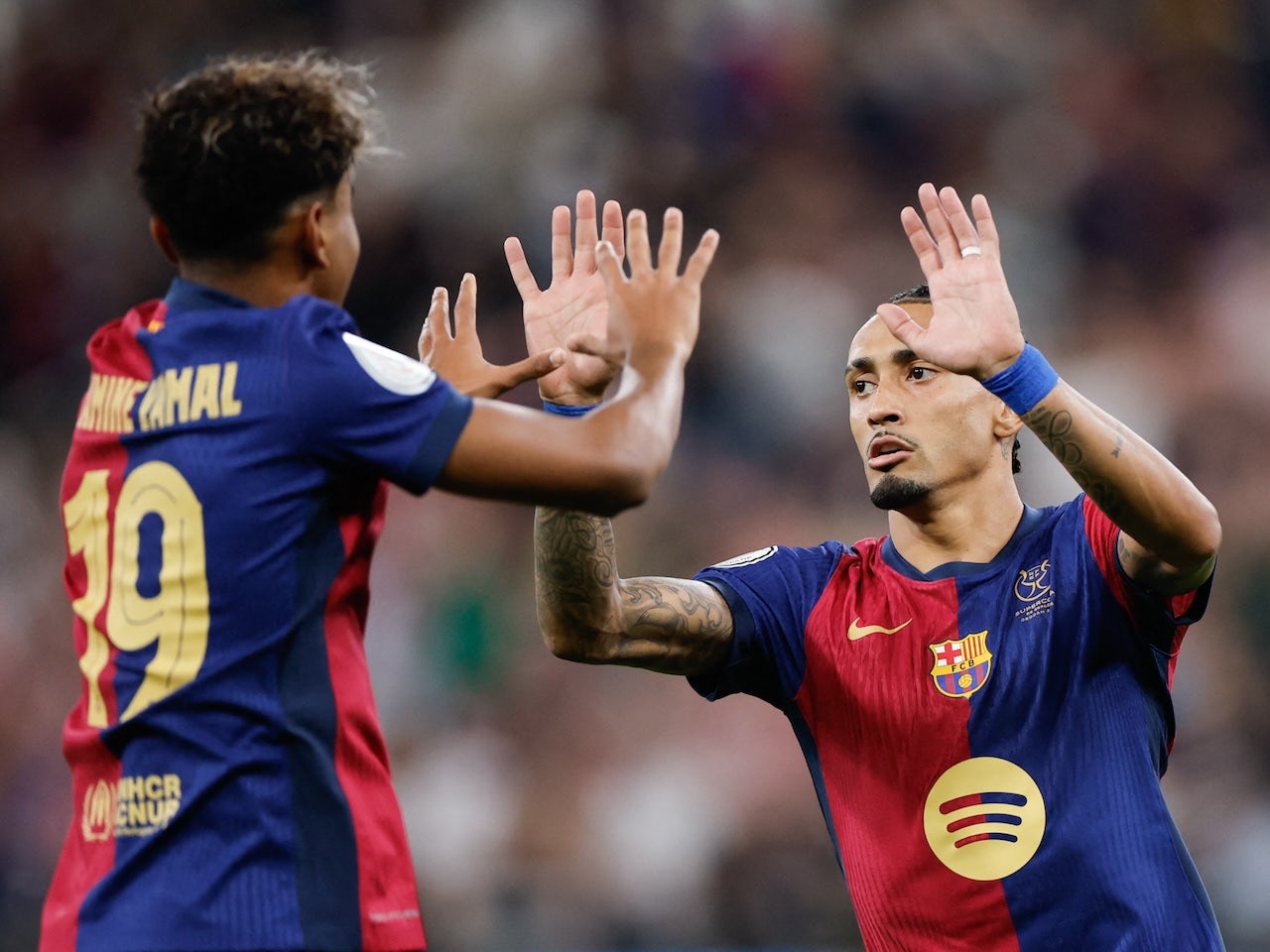 Real Madrid 2-5 Barcelona: Highlights, man of the match, stats as Blaugrana make El Clasico history in stunning Spanish Super Cup final