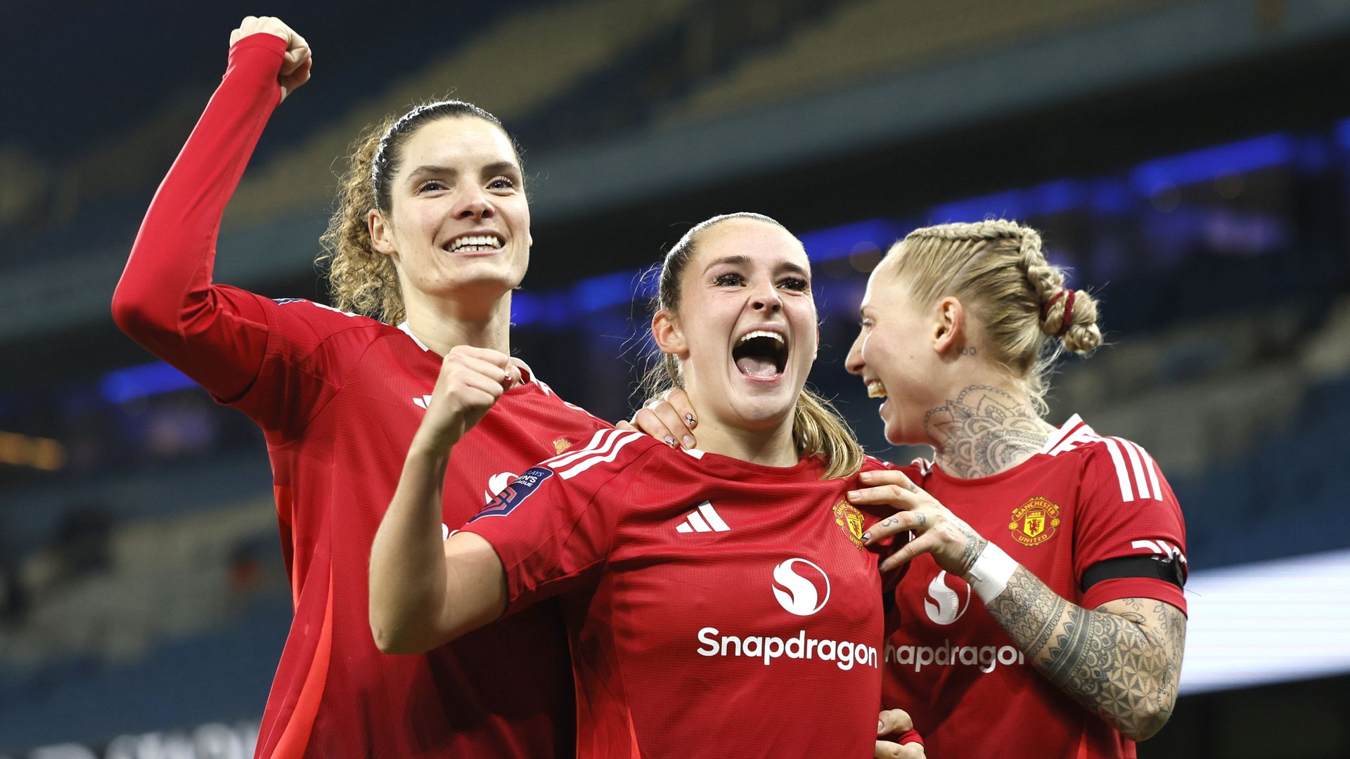 Toone: Man Utd left speechless after WSL derby win 'that means so much'