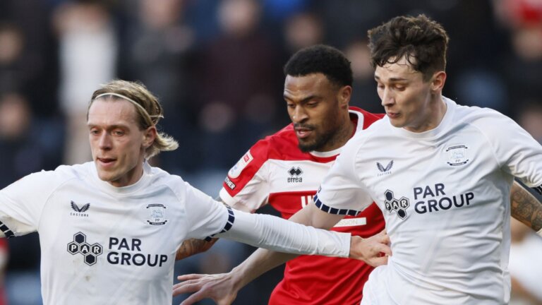 Riis fires Preston past Boro