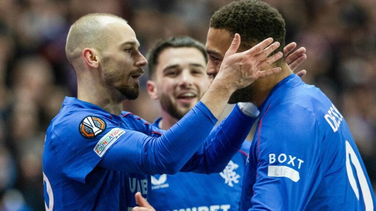 Rangers beat Union SG to make Europa League top eight