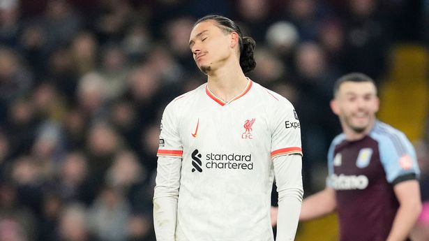 Arne Slot will speak to Darwin Nunez about ‘behaviour’ after horror miss at Aston Villa