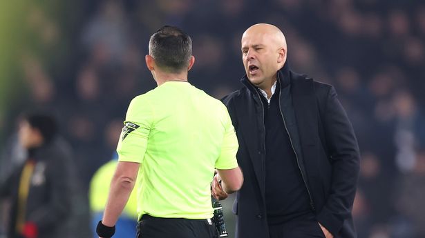 Arne Slot charged by The FA as they reveal reasons Michael Oliver showed him red card