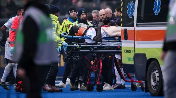 BREAKING: Ex-Everton star Moise Kean rushed to hospital after collapsing on pitch in worrying scenes