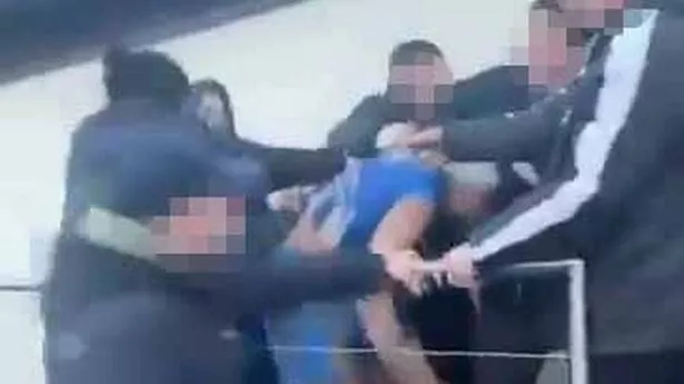 English football team in shocking brawl with OWN supporters after losing match