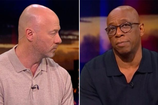 Alan Shearer wastes no time mocking Ian Wright DURING Arsenal defeat – ‘Talk to me!’