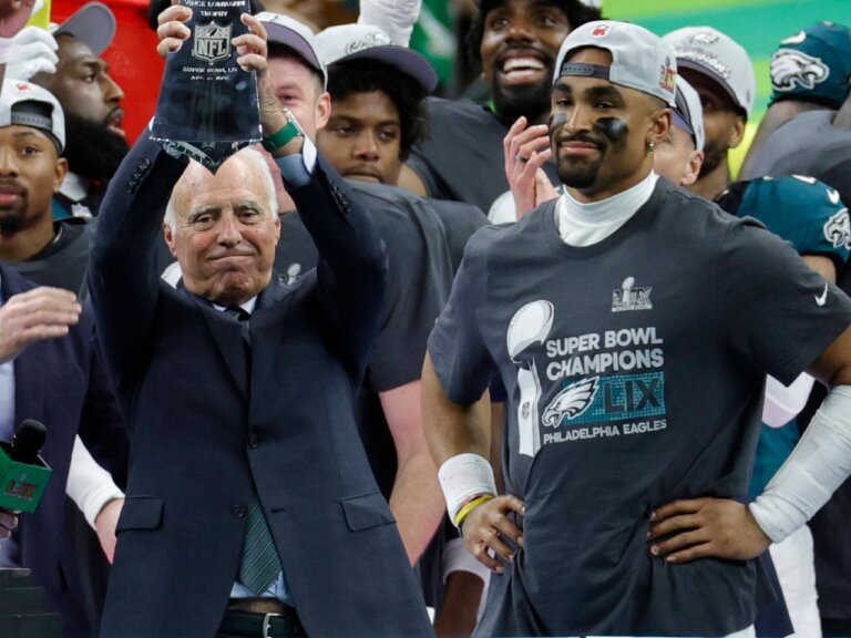 Philadelphia Eagles 40-22 Kansas City Chiefs: Super Bowl three-peat dreams crumble as Patrick Mahomes suffers personal worst