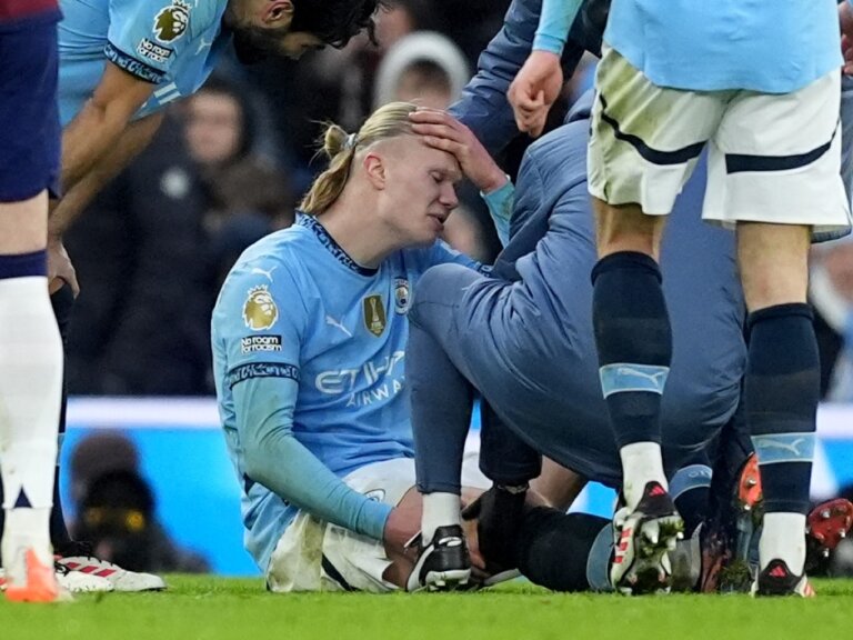 Erling Haaland: Man City’s Pep Guardiola addresses injury scare before Real Madrid clash