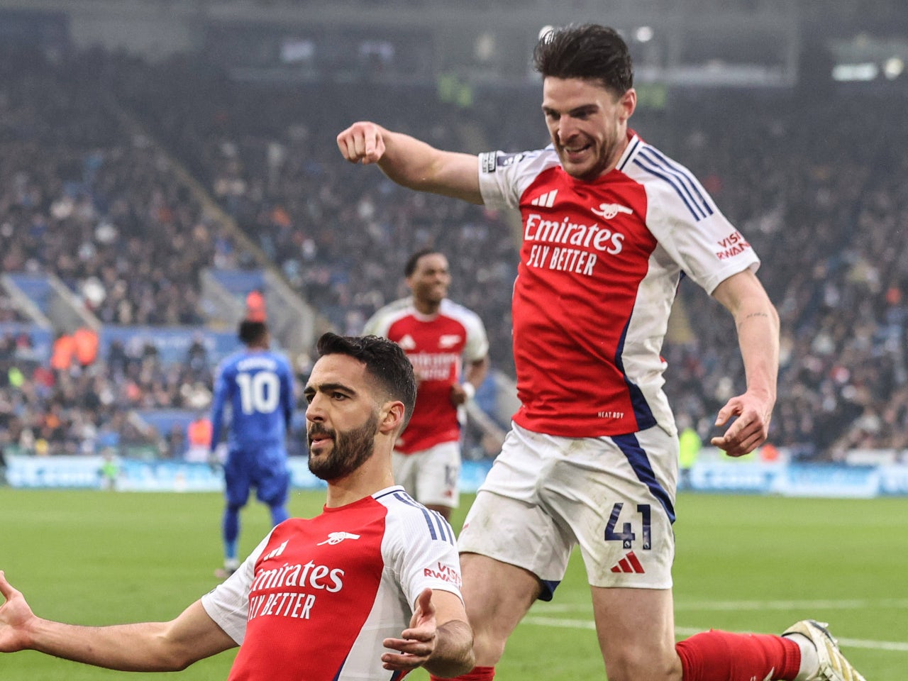 Leicester 0-2 Arsenal: Highlights, man of the match, stats as Mikel Merino produces magical brace
