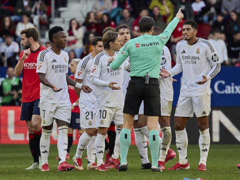 Osasuna 1-1 Real Madrid: Highlights, man of the match, stats as Jude Bellingham is given his marching orders in tense affair