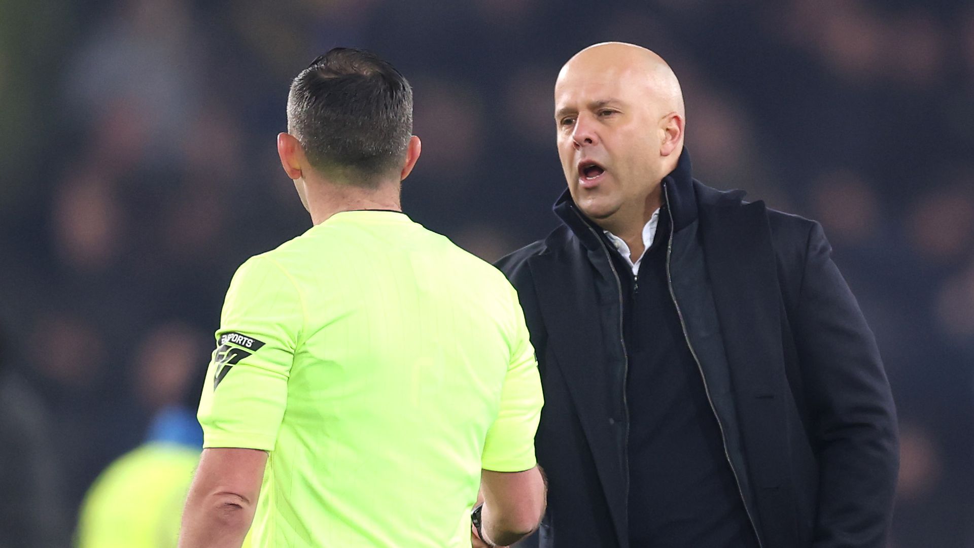 FA reveals Slot's X-rated rant that led to red card at Everton