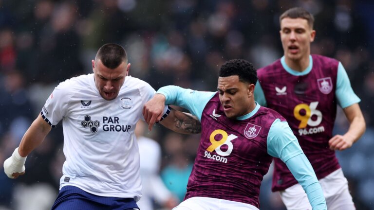 Burnley goalless again at Preston but secure 11th clean sheet in a row