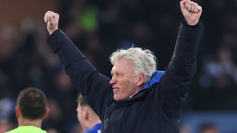 Moyes revels in Merseyside ‘mayhem’ as draw ‘keeps title race alive’