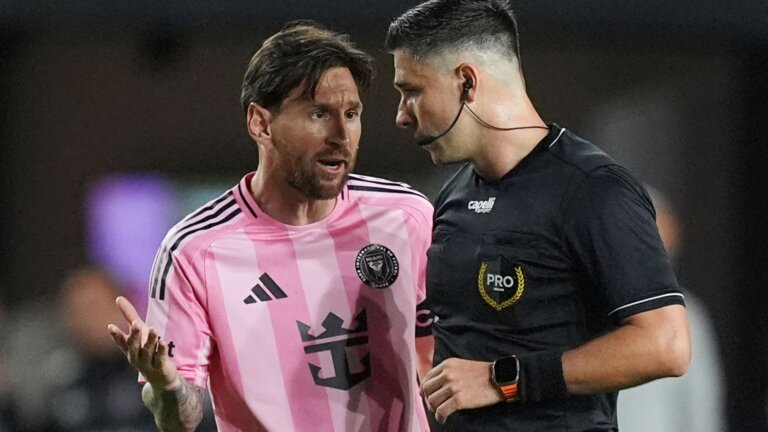 Messi fined for grabbing opposition coach’s neck