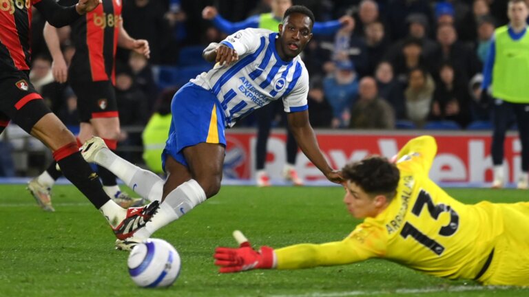 Brighton maintain push for Europe with Bournemouth win