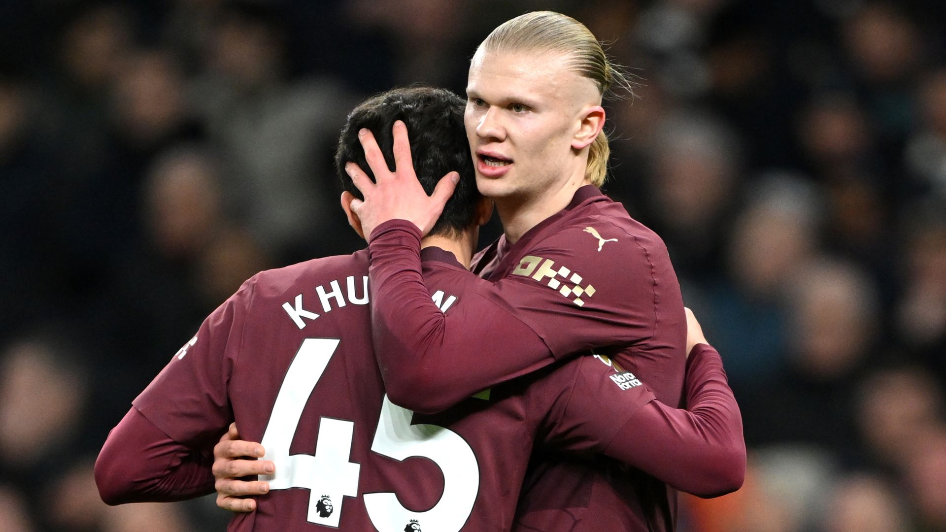 Haaland's 20th PL goal takes City past Spurs and up to fourth