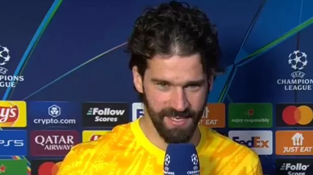 Liverpool star Alisson makes Arsenal admission and snubs Jamie Carragher after PSG heroics