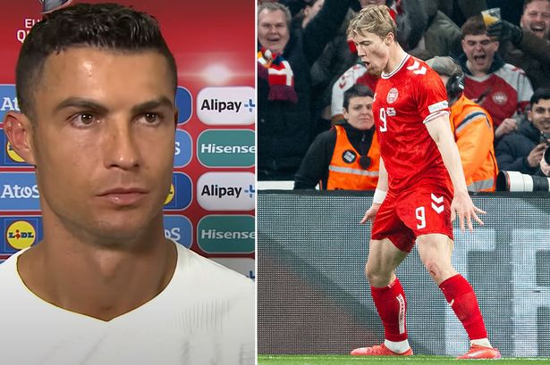 Cristiano Ronaldo’s true feelings on Man Utd star Rasmus Hojlund copying celebration