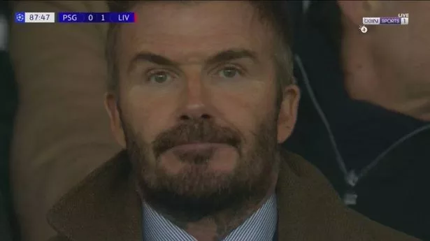 David Beckham’s reaction speaks volumes as Liverpool seal magical smash-and-grab PSG win
