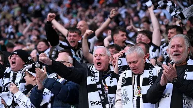 ‘Field of dreams for 50,000 Newcastle United fans with first domestic trophy since 1955’