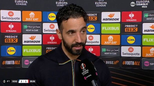 Ruben Amorim hits out at two Man Utd stars for fighting after Europa League bust-up