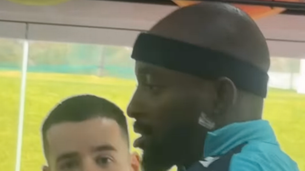 Jean-Philippe Mateta pictured for first time since terrifying head injury