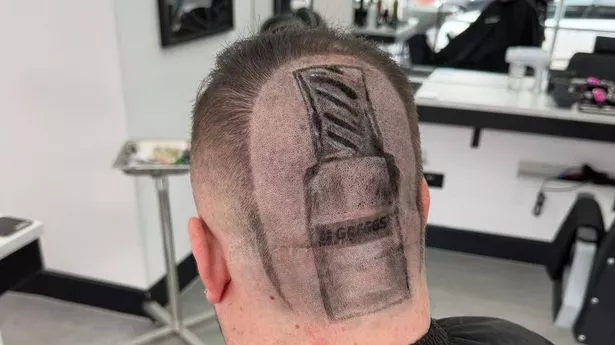 Newcastle fan gets Greggs sausage roll shaved into haircut ahead of Liverpool Carabao Cup final