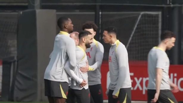 Lip reader reveals Trent Alexander-Arnold’s ‘respect’ comment to Mo Salah in training clash