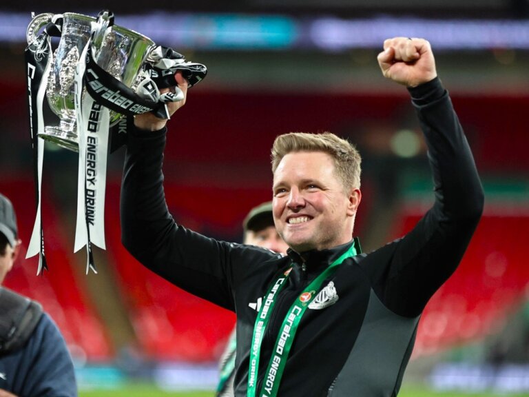 Exclusive: Eddie Howe explains why “iconic” Newcastle stars will become “legends” after winning EFL Cup